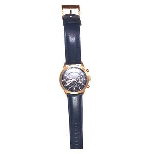 Men navy fossil watch